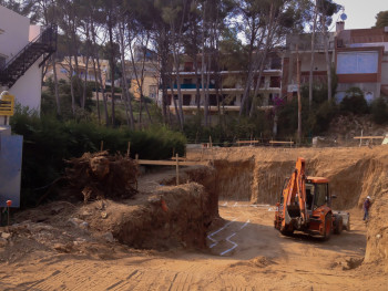 Construcción de una casa unifamiliar en Platja d’Aro.