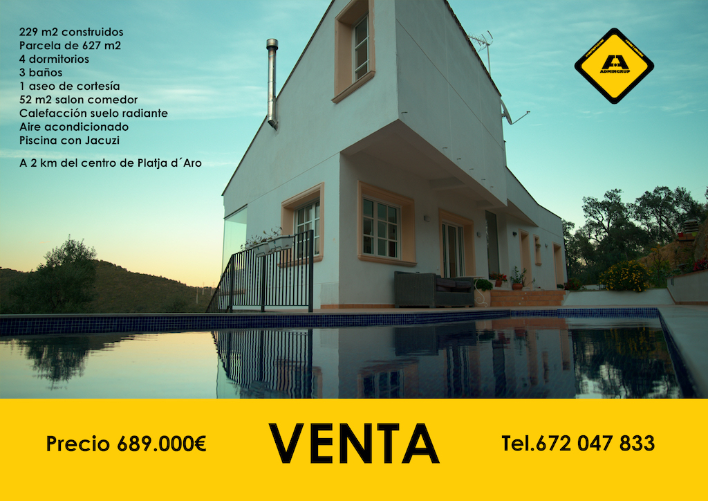 Nueva casa en venta en Platja d´Aro